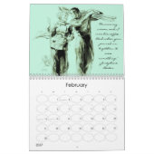  agenda voor koffie-advertenties kalender (Feb 2027)