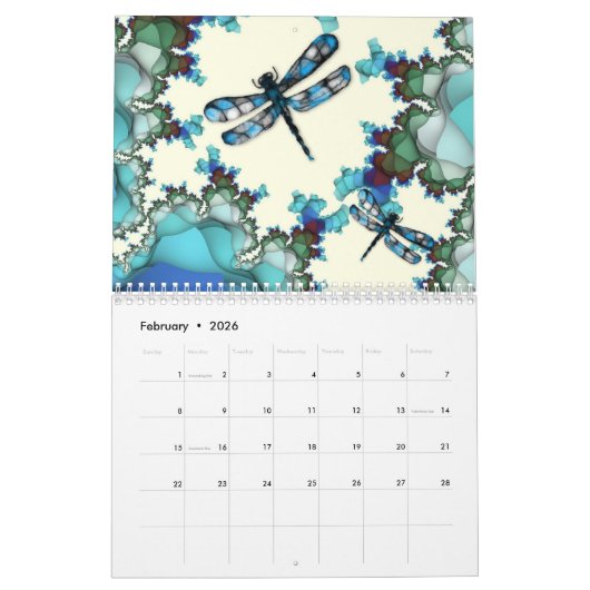 Agenda voor libellen kalender (Feb 2026)