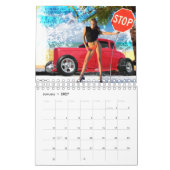 Agenda voor meisjes en auto's kalender (Jan 2027)