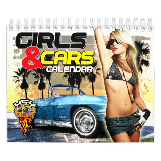 Agenda voor meisjes en auto's kalender (Hoes)