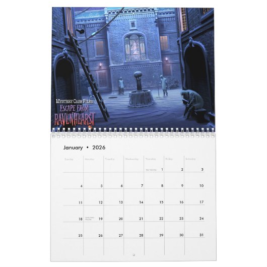 Agenda voor Mystery Hoesje Files - 2013 Kalender (Jan 2026)