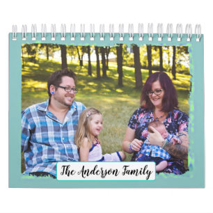 Agenda voor persoonlijke foto's van de familie kalender