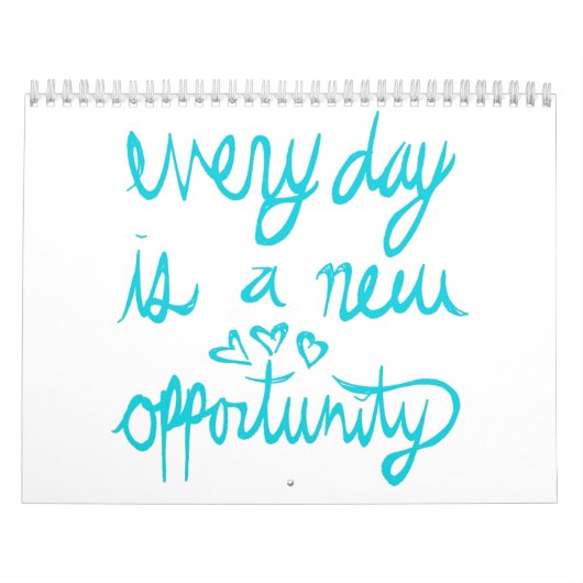 Agenda voor positieve bevestigingen kalender (Hoes)