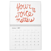 Agenda voor positieve bevestigingen kalender (Jan 2027)