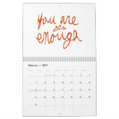 Agenda voor positieve bevestigingen kalender (Feb 2027)