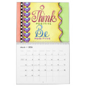 Agenda voor positieve gedachten kalender (Mar 2026)