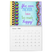 Agenda voor positieve gedachten kalender (Jan 2026)