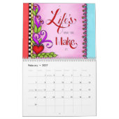 Agenda voor positieve gedachten kalender (Feb 2027)