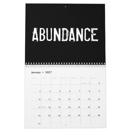 Agenda voor Positiviteitstests Kalender (Jan 2027)