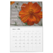 Agenda voor psalms en Oranje bloemen Kalender (Mar 2026)