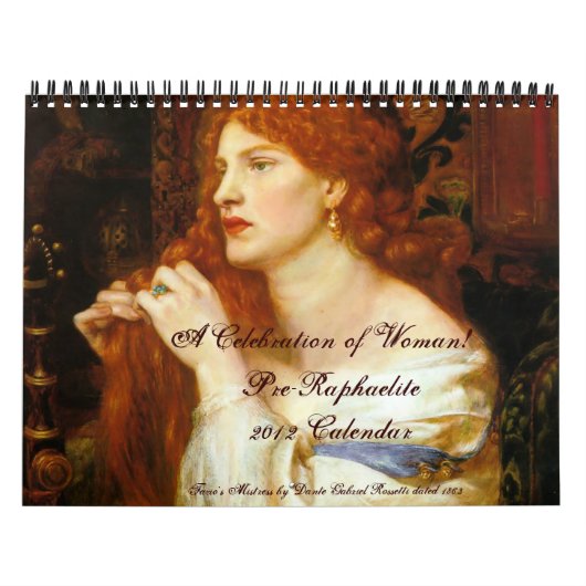 Agenda voor Raphaelite 2012 Kalender (Hoes)