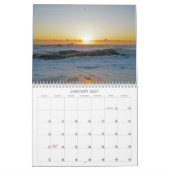 Agenda voor scènes aan de kust kalender (Jan 2027)