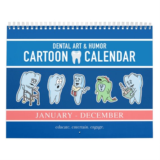 Agenda voor tandheelkunde en Cartoons Kalender (Hoes)