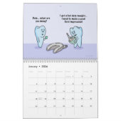 Agenda voor tandheelkunde en Cartoons Kalender (Jan 2026)