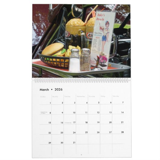 Agenda voor toegewezen foto's kalender (Mar 2026)