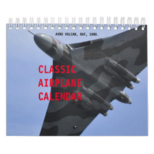 Agenda voor vliegtuigfoto's kalender