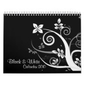 Agenda voor zwart-wit 2010 kalender (Hoes)