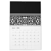 Agenda voor zwart-wit 2011 kalender (Mar 2026)