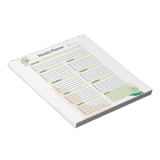 Agenda Weekplanner Organisator Takenlijst Notitieb Notitieblok (Schuin)