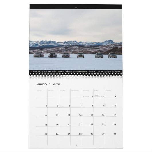 Agenda WSC 2017 Kalender (Jan 2026)