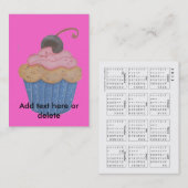 AGENDA Zakkaart Visitekaartje (Voorkant / Achterkant)