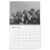 Agenda zwart/wit, Floral en stilstaand leven Kalender (Feb 2026)