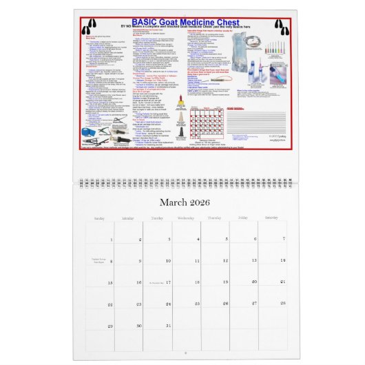 Agendawijzigingen 2015Pedia Goat Owner's Guide Kalender (Mar 2026)