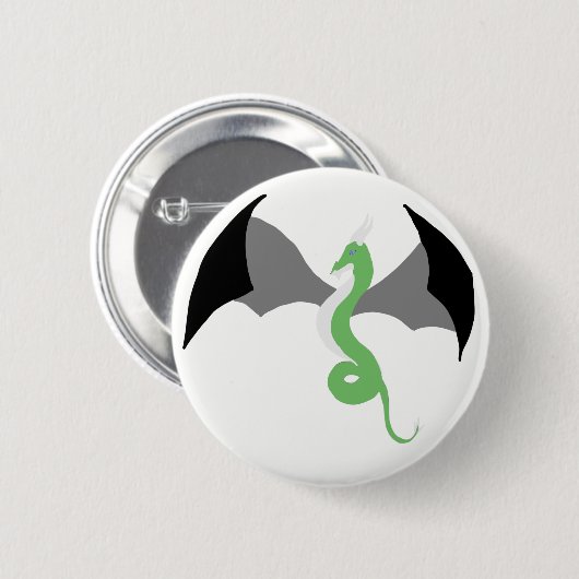 Agender Dragon Button (Voorkant /achterkant)