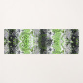 Agender Dragon Damask - Agender Pride Flag Colors Yogamat (Voorkant (horizontaal))