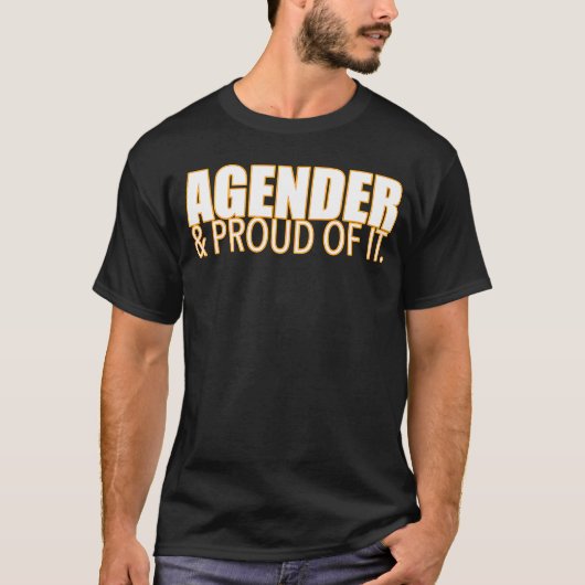 Agender en groep van IT-genderidentiteit T-shirt (Voorkant)