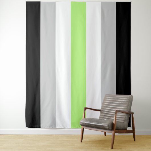 Agender Flag Extra Grote LHBT Wandkleed (In situ)