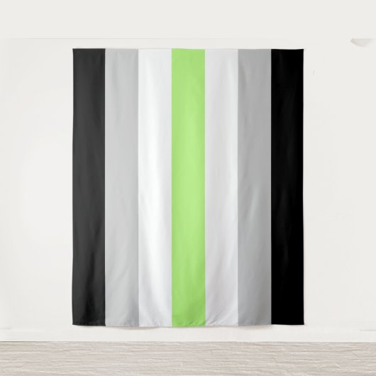 Agender Flag Extra Grote LHBT Wandkleed (Voorkant)
