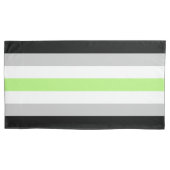 Agender Flag King Pillow Hoesje Kussensloop (Voorkant)