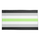 Agender Flag King Pillow Hoesje Kussensloop (Achterkant-Links)