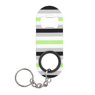 Agender Flag Mini Flessenopener