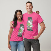 Agender Flag Pride Maand LGBTQ Agender Chameleon T-shirt (Unisex)