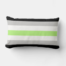 Agender Flag Sierkussen Kussen