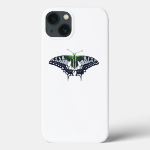 Agender Flag Swallowtail Butterfly Case-Mate iPhone Case