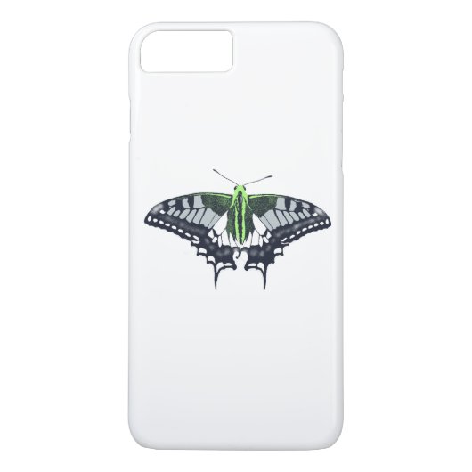 Agender Flag Swallowtail Butterfly Case-Mate iPhone Case (Achterkant)