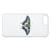 Agender Flag Swallowtail Butterfly Case-Mate iPhone Case (Achterkant (Horizontaal))