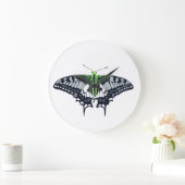 Agender Flag Swallowtail Butterfly Grote Klok (Huis)