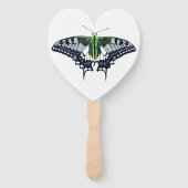 Agender Flag Swallowtail Butterfly Handwaaier (Achterkant)