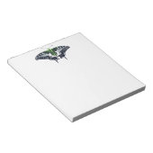 Agender Flag Swallowtail Butterfly Notitieblok (Schuin)