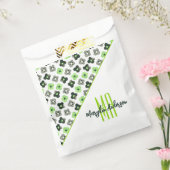 AGENDER FLORAL PATROON LGBTQ CUSTOM MONOGRAM BEDANKZAKJE (Gezegeld)