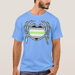 Agender Gay Skeleton Nonbinary Geslacht T-shirt