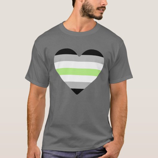 Agender Hart T-Shirt (Voorkant)