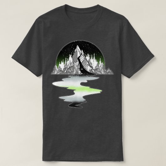 Agender Mountain River T-shirt (Design voorkant)