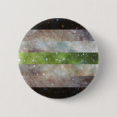 Agender nebula vlaggenpin ronde button 5,7 cm (Voorkant)