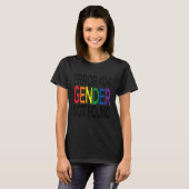 Agender Non Binary Pride Error 404 Gender Not Foun T-shirt (Voorkant volledig)
