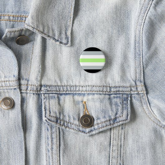 Agender Pride Button (In situ)